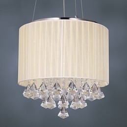 Designer Touch Decorative Elegant Crystal Pendant Light with 4 Lights