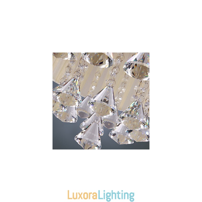 Designer Touch Decorative Elegant Crystal Pendant Light with 4 Lights