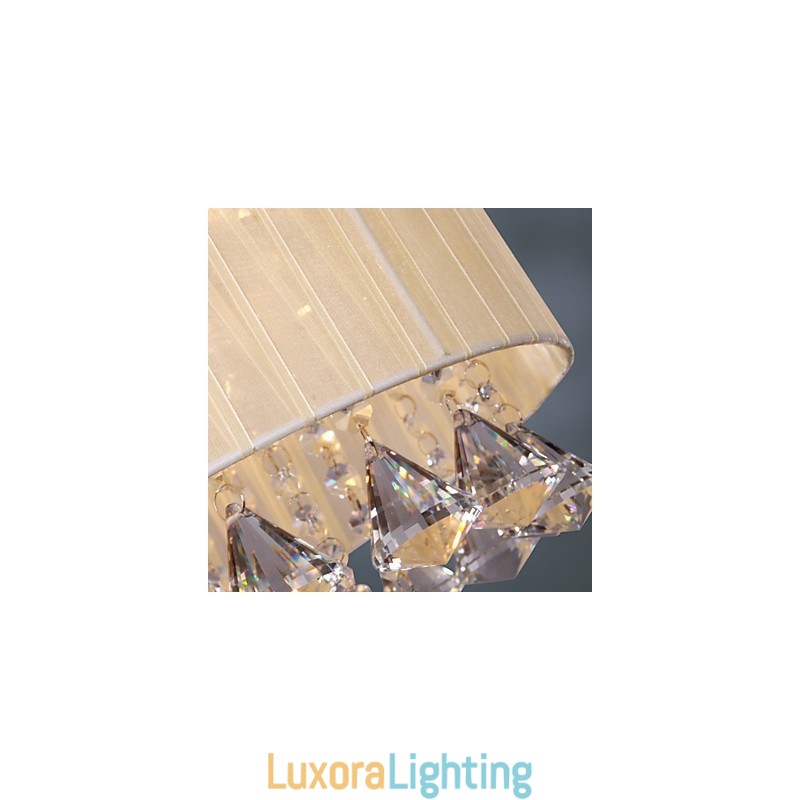 Designer Touch Decorative Elegant Crystal Pendant Light with 4 Lights