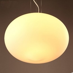 Designer Touch Decorative Milk White Glass Creative Cafe Simple Pendant