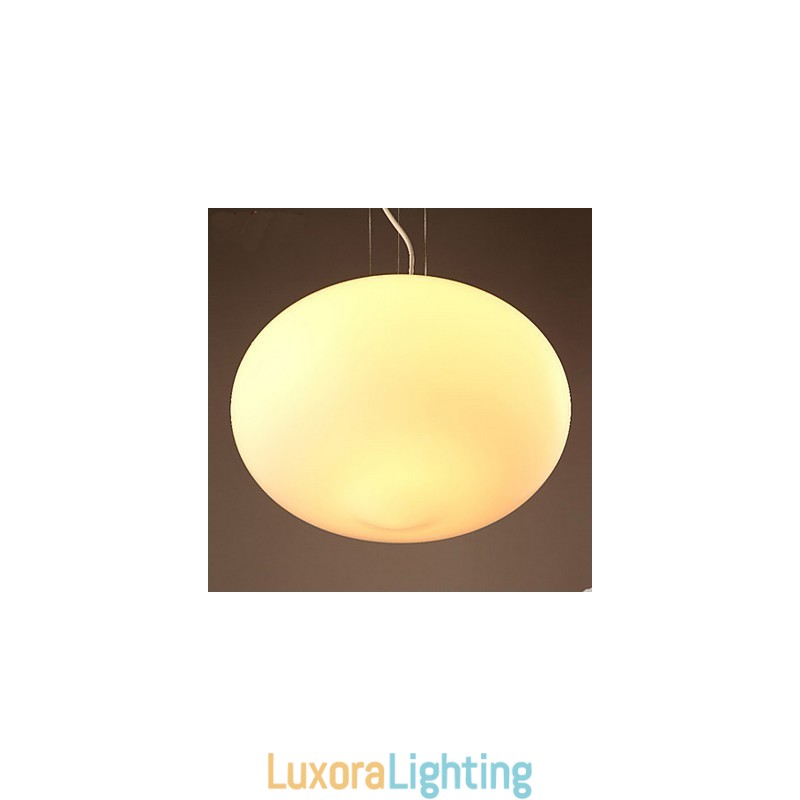 Designer Touch Decorative Milk White Glass Creative Cafe Simple Pendant