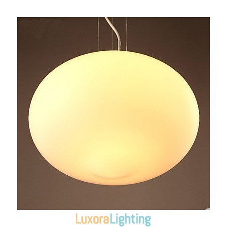 Designer Touch Decorative Milk White Glass Creative Cafe Simple Pendant