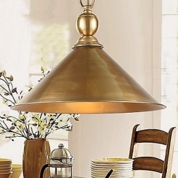 Designer Touch Decorative Pure Brass Pendant Light Mini Style Traditional Classic Metal
