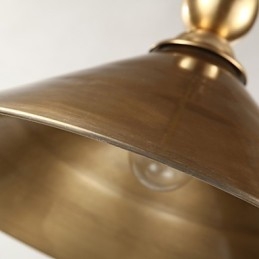 Designer Touch Decorative Pure Brass Pendant Light Mini Style Traditional Classic Metal