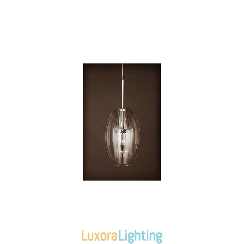 Designer Touch Decorative Modern Contemporary Traditional Classic Drum Chrome Metal Pendant Light