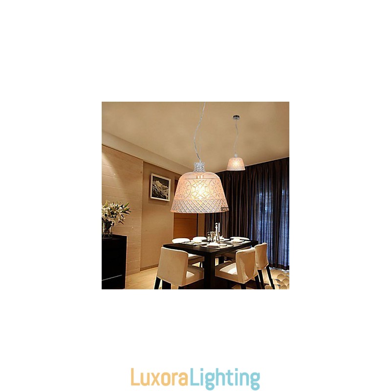 Designer Touch Decorative The Chandelier With Art Glass Carving Pendant