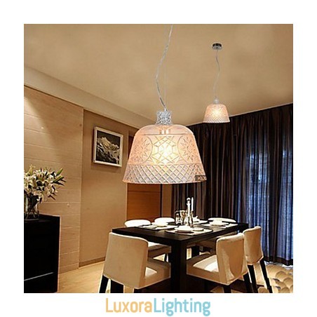 Designer Touch Decorative The Chandelier With Art Glass Carving Pendant
