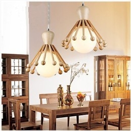 Designer Touch Decorative Garden Wooden Chandelier Simple Nordic Wood Chandelier 2