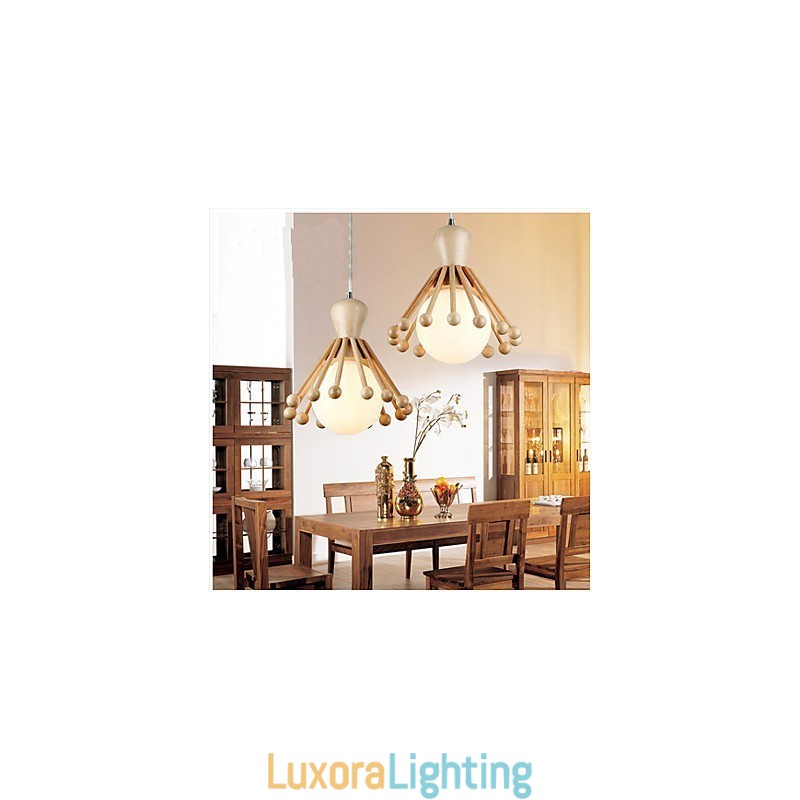 Designer Touch Decorative Garden Wooden Chandelier Simple Nordic Wood Chandelier 2