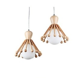 Designer Touch Decorative Garden Wooden Chandelier Simple Nordic Wood Chandelier 2
