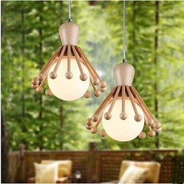 Designer Touch Decorative Garden Wooden Chandelier Simple Nordic Wood Chandelier 2