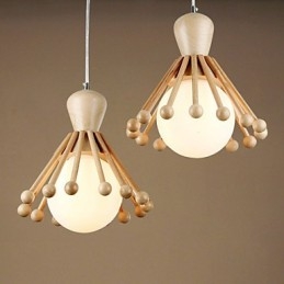 Designer Touch Decorative Garden Wooden Chandelier Simple Nordic Wood Chandelier 2