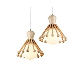 Designer Touch Decorative Garden Wooden Chandelier Simple Nordic Wood Chandelier 2