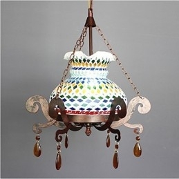 Designer Touch Decorative One Seat Pastoral Industrial Art Single Vintage Chandelier