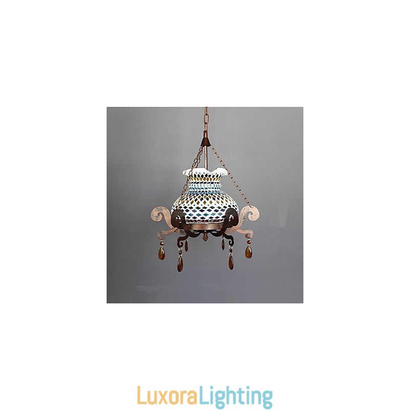 Designer Touch Decorative One Seat Pastoral Industrial Art Single Vintage Chandelier