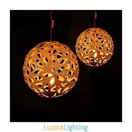 Designer Touch Decorative Chandelier Mini Style Lantern Wood Bamboo
