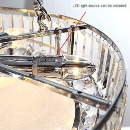 Designer Touch Decorative Pendant Lights Crystal Modern Contemporary Glass