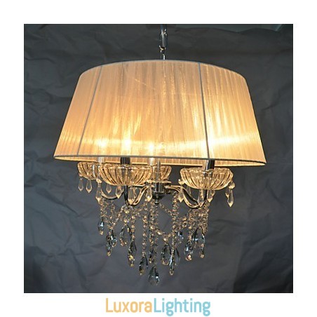 Designer Touch Decorative Dainty Chic 5 Lights Pendant Pattern With Blossom