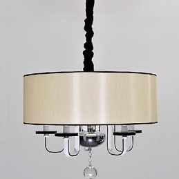 Designer Touch Decorative Modern Contemporary Crystal Chrome Metal Pendant Light