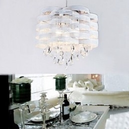Designer Touch Decorative Stylish Crystal Pendant Light with 3 Lights