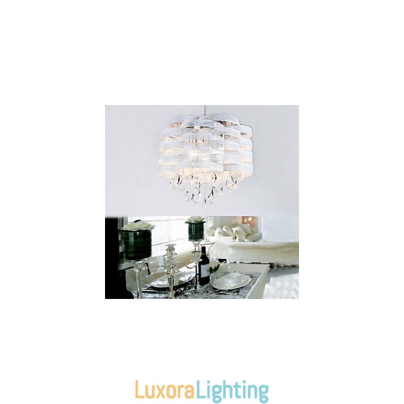 Designer Touch Decorative Stylish Crystal Pendant Light with 3 Lights