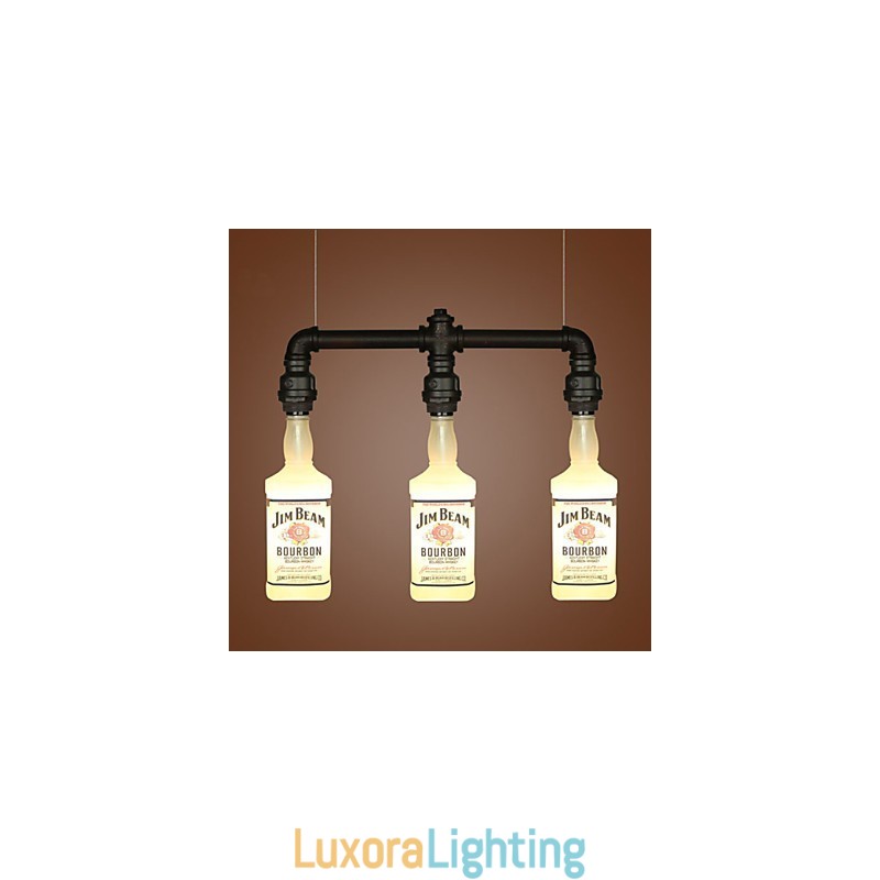 Designer Touch Decorative Mall Glass Bottle Bottle Droplight