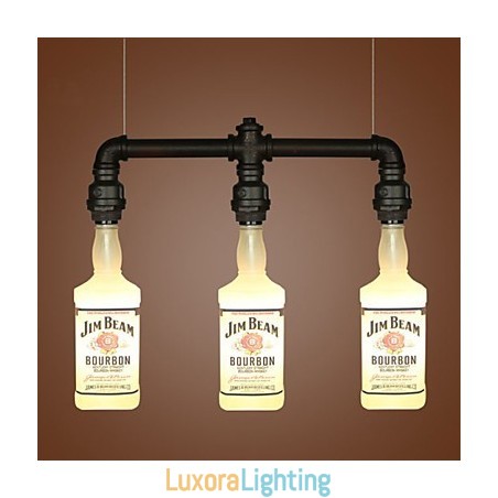 Designer Touch Decorative Mall Glass Bottle Bottle Droplight