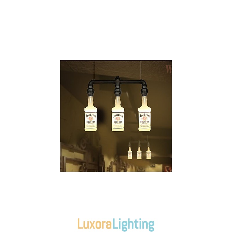 Designer Touch Decorative Mall Glass Bottle Bottle Droplight