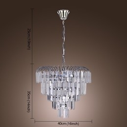 Designer Touch Decorative Luxuriant Crystal Chandellier