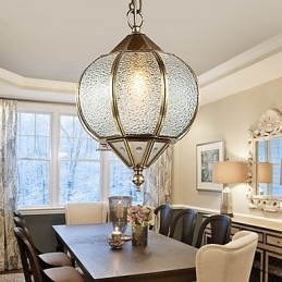 Designer Touch Decorative Pendant Lights Crystal Mini Style Traditional Classic Metal