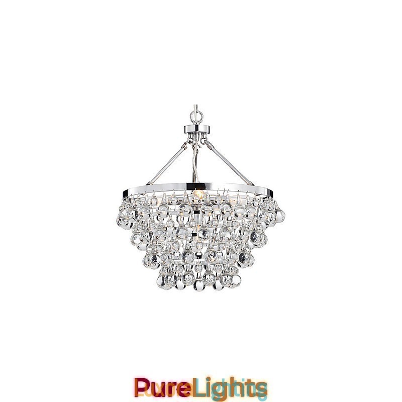 Designer Touch Decorative Traditional Classic Crystal Chrome Metal Chandelier