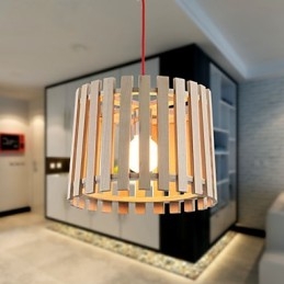 Designer Touch Decorative Pendant Lights Mini Style Modern Contemporary Wood