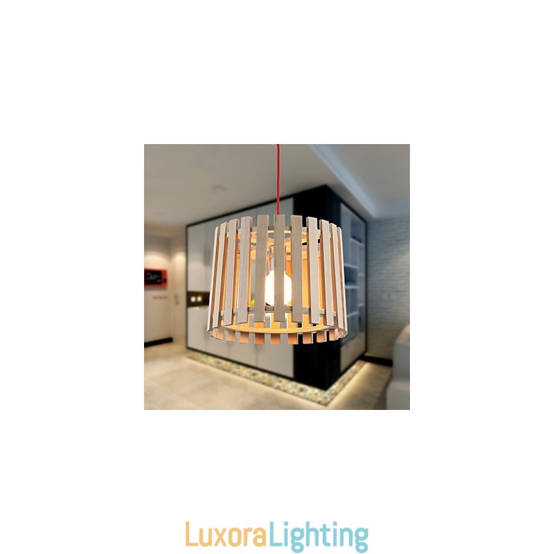 Designer Touch Decorative Pendant Lights Mini Style Modern Contemporary Wood