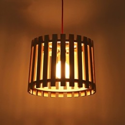 Designer Touch Decorative Pendant Lights Mini Style Modern Contemporary Wood