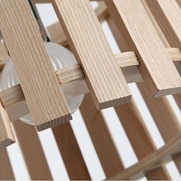 Designer Touch Decorative Pendant Lights Mini Style Modern Contemporary Wood