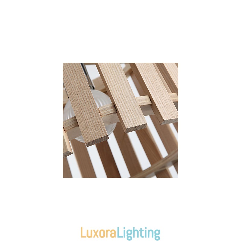 Designer Touch Decorative Pendant Lights Mini Style Modern Contemporary Wood