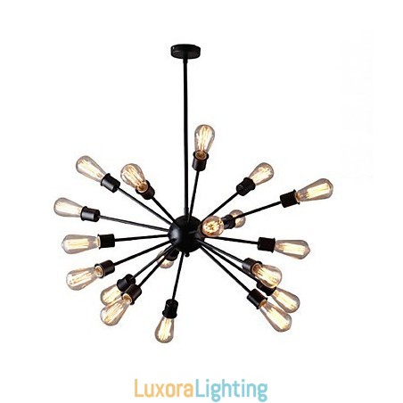 Designer Touch Decorative Modern 20 Light Pendant Light in Radial Feature