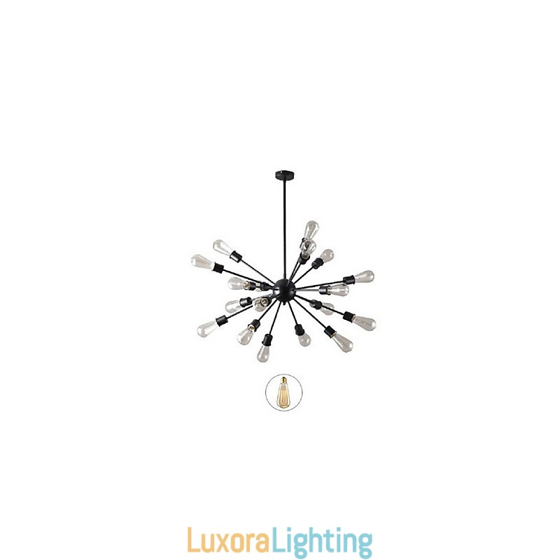Designer Touch Decorative Modern 20 Light Pendant Light in Radial Feature