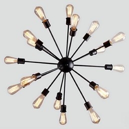 Designer Touch Decorative Modern 20 Light Pendant Light in Radial Feature