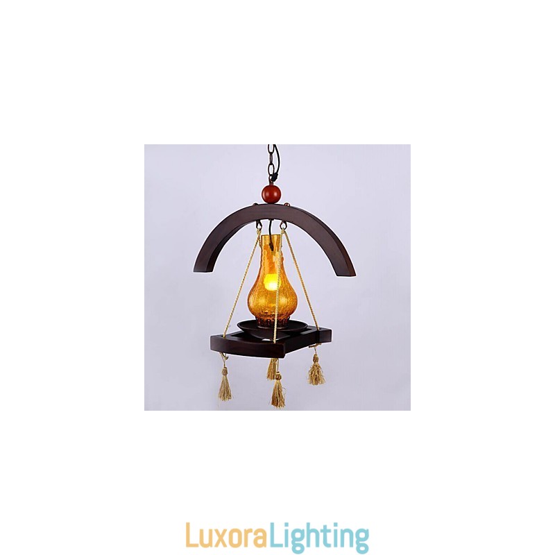Designer Touch Decorative Americange Solid Wood Pendant lamp