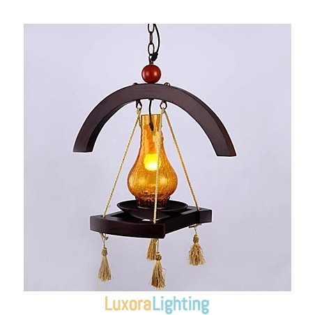 Designer Touch Decorative Americange Solid Wood Pendant lamp