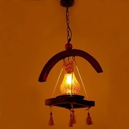 Designer Touch Decorative Americange Solid Wood Pendant lamp