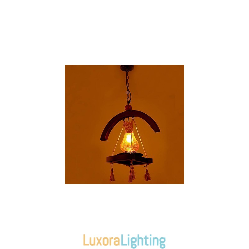 Designer Touch Decorative Americange Solid Wood Pendant lamp