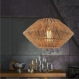 Designer Touch Decorative The Americange Hand Woven Rope Chandelier