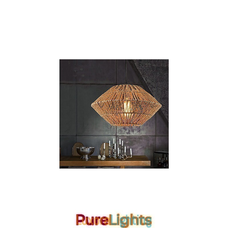 Designer Touch Decorative The Americange Hand Woven Rope Chandelier