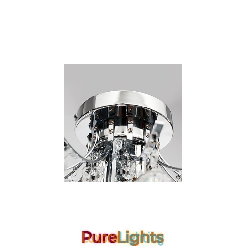 Designer Touch Decorative Chandelier Modern Crystal 3 Lights