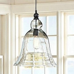 Designer Touch Decorative Country Mini Style Painting Glass Pendant Light