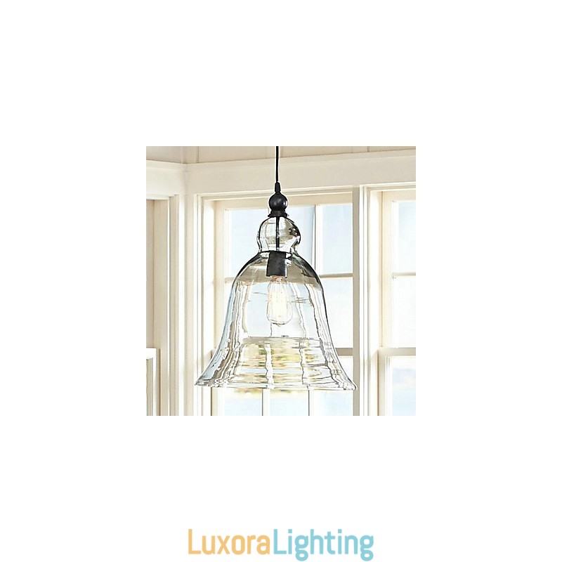 Designer Touch Decorative Country Mini Style Painting Glass Pendant Light