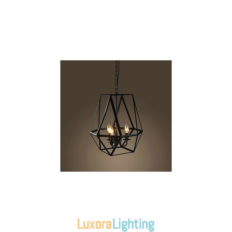 Designer Touch Decorative Country Mini Style Painting Metal Pendant Light