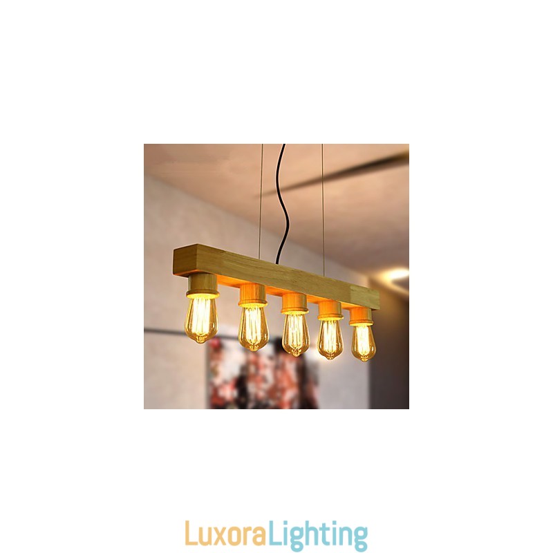Designer Touch Decorative Pendant Lights Country Wood Bamboo
